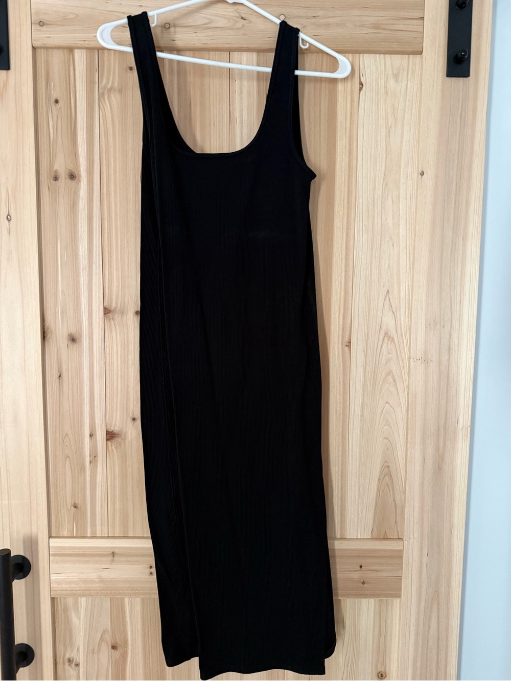 Abercrombie & Fitch Black Ribbed Scoop Neck dress